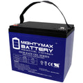 GEL 12V Battery for Quantum Q6000Z,Pediatric, R-4000 Replacement 75AH