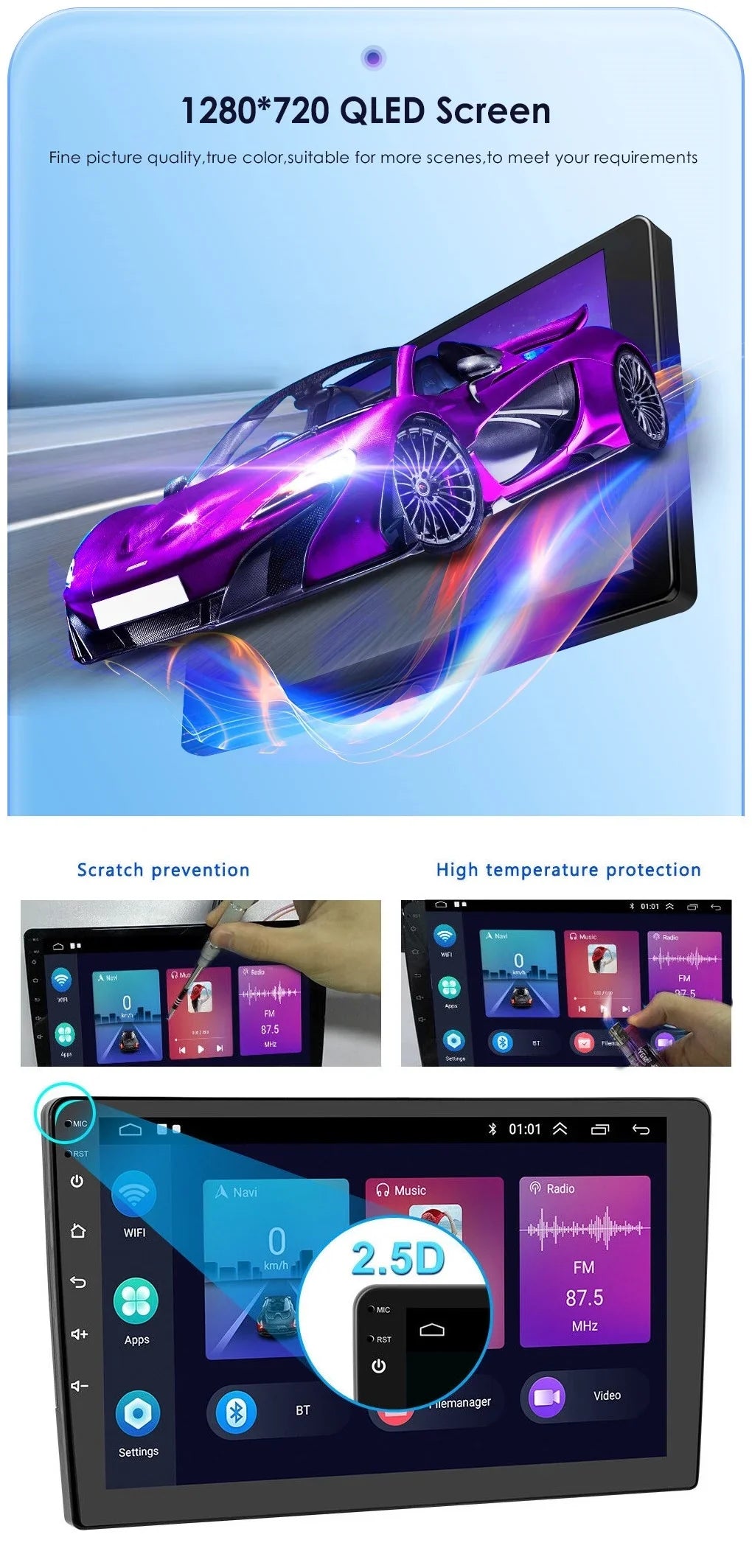 Bluetooth Honda 10.1" GPS For 2 2005 Touch Radio 2004 Din 12 Accord Android Screen 2007 2006 Car 2+32GB Stereo Unit Head Carplay Double Navigation 2003