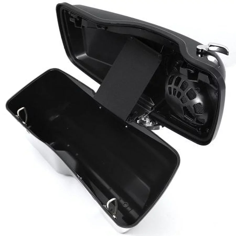 Grills 15 with 19 18 22 23 Audio Hard CVO 5" Glide Saddlebags Cover Harley Touring 21 14 for 16 17 20 w/Speaker Kojem