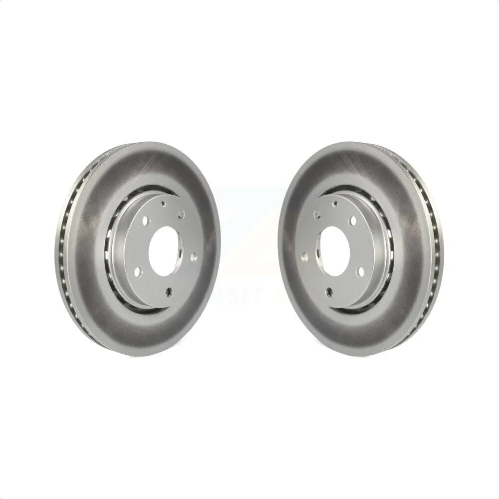 Coated 3 6 Rotors Pair Disc Brake For KG-100374 Mazda CX-5 Front