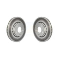Coated 3 6 Rotors Pair Disc Brake For KG-100374 Mazda CX-5 Front
