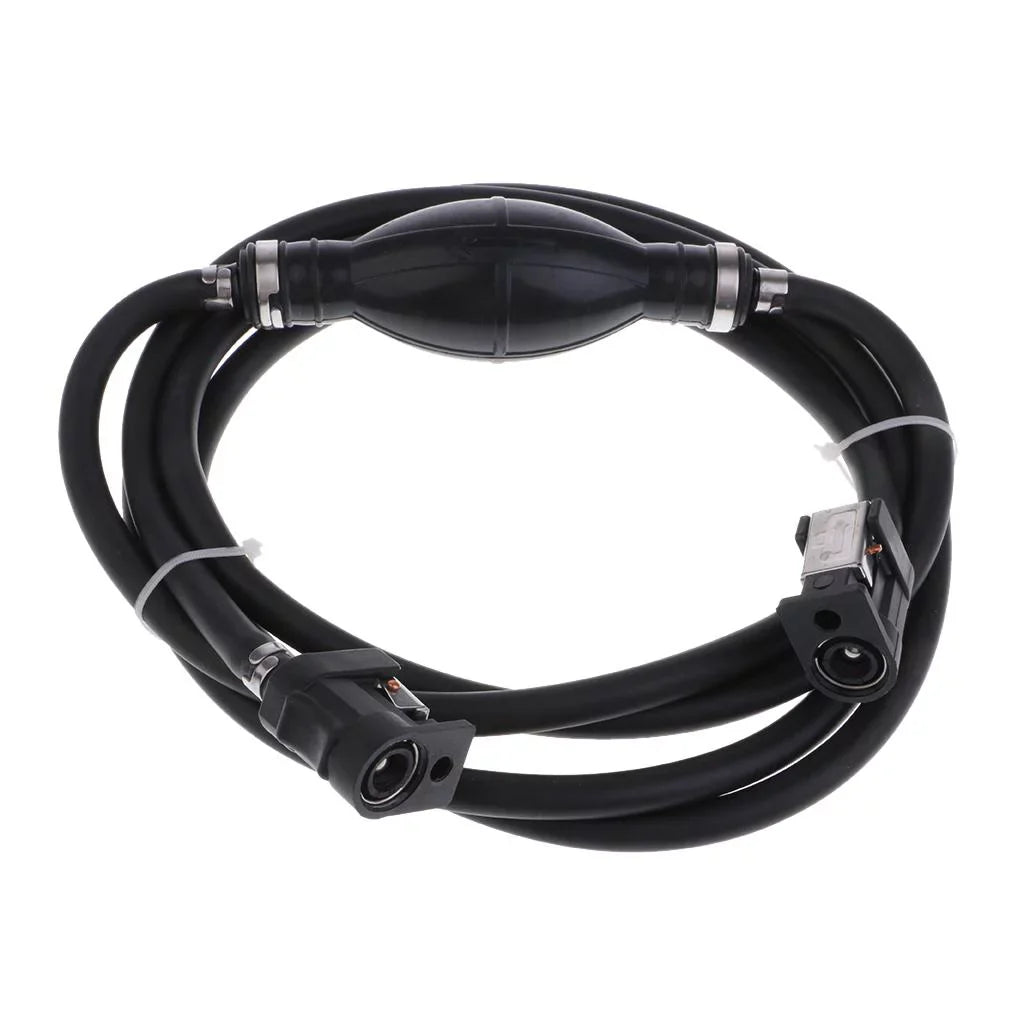 Boat Black, with Line Bulb Outboard Fuel - 6.5x11mm Primer Motor Hose Motors Connector And