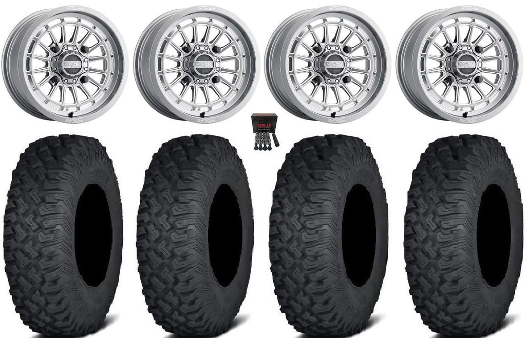 15" XP 1000 Coyote Gm Contrast XP / Tires MetalFX Wheels PRO RZR Ranger Cut Polaris Delta 32" / XP 900/1000