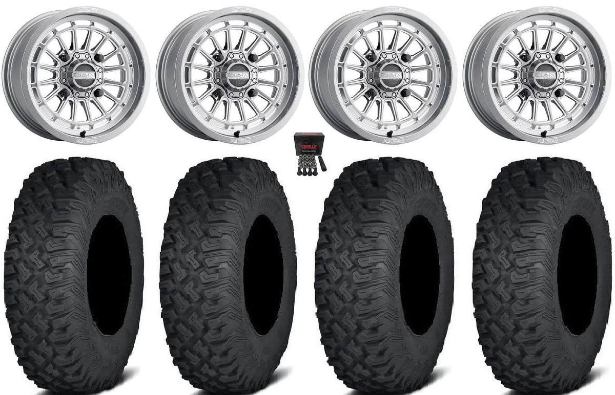 15" XP 1000 Coyote Gm Contrast XP / Tires MetalFX Wheels PRO RZR Ranger Cut Polaris Delta 32" / XP 900/1000