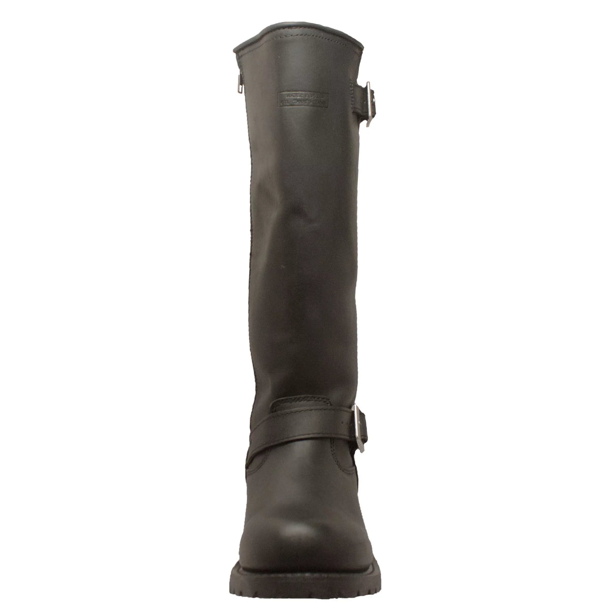 Zipper Black Men's Boot Engineer 16" Biker