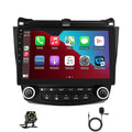 Bluetooth Honda 10.1" GPS For 2 2005 Touch Radio 2004 Din 12 Accord Android Screen 2007 2006 Car 2+32GB Stereo Unit Head Carplay Double Navigation 2003