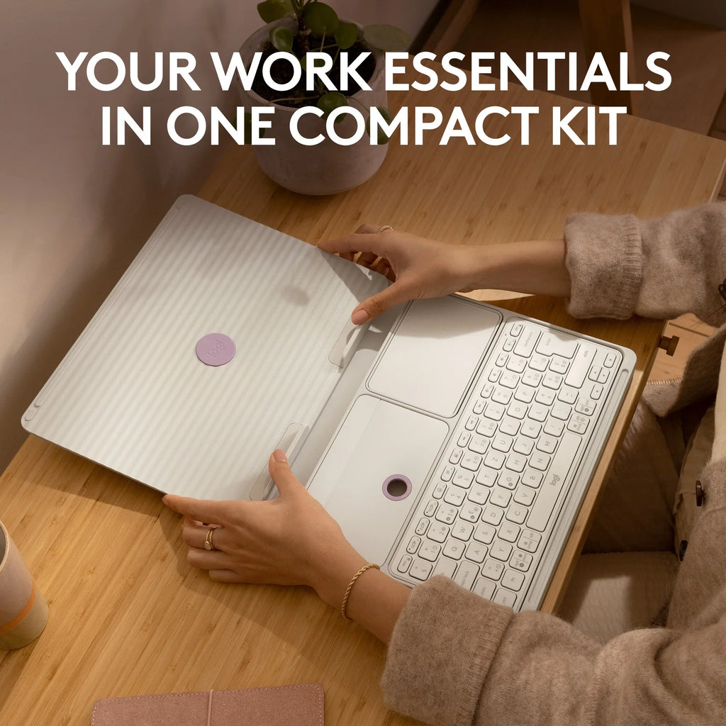 Touchpad, Laptop/MacBook Kit - Stand, Casa with Work Windows, Wireless Desk macOS, Charging, Pop USB (10? Up & Nordic - From Laptop Logitech Bluetooth, Home Keyboard to Calm C for 17?) ChromeOS