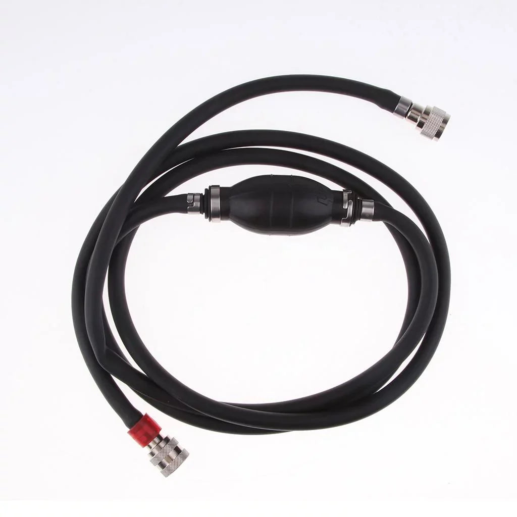 Line Marine Assembly Fuel Motor Hose for Line Tractors, and Outboard - RVs, Assembly Suitable 8FT Black Caravans Boat Boats, Fuel