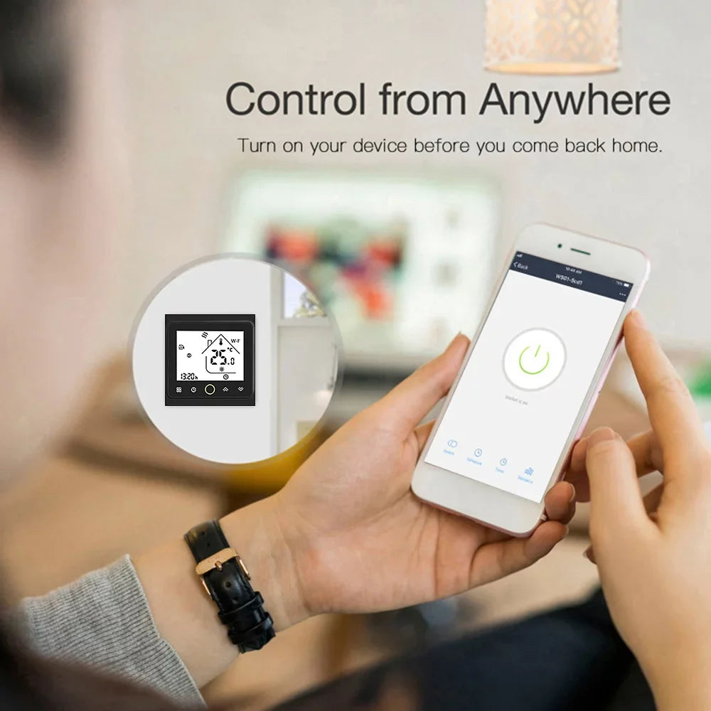 Temperature / Wi-fi Smart -- Compatible Thermostat,5a With Water With Temperature Boiler / Water App / Temperature Smart Compatible GoolRC
