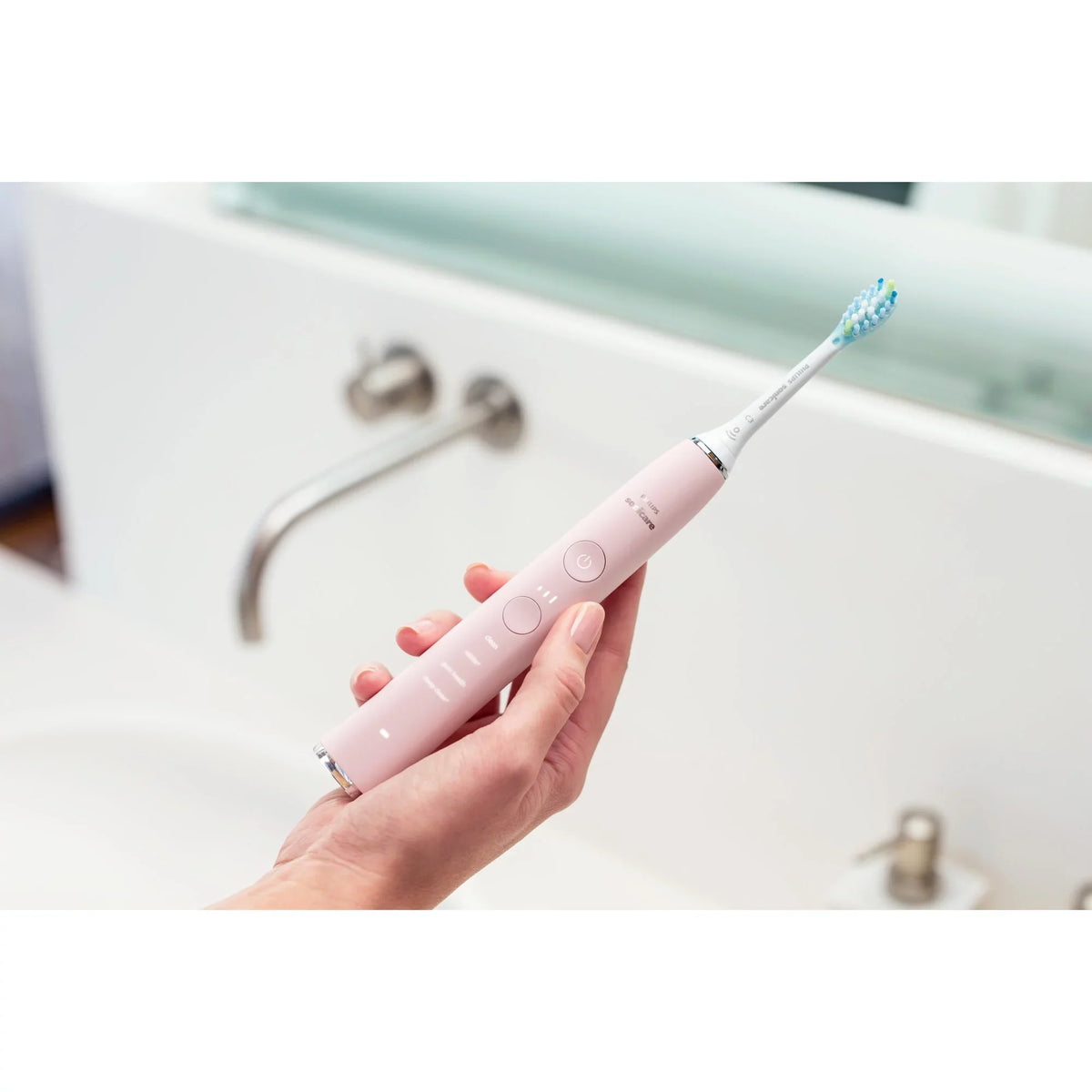 Power 9500 Pink, Electric Sonicare Smart Rechargeable DiamondClean Philips Toothbrush, HX9924/21