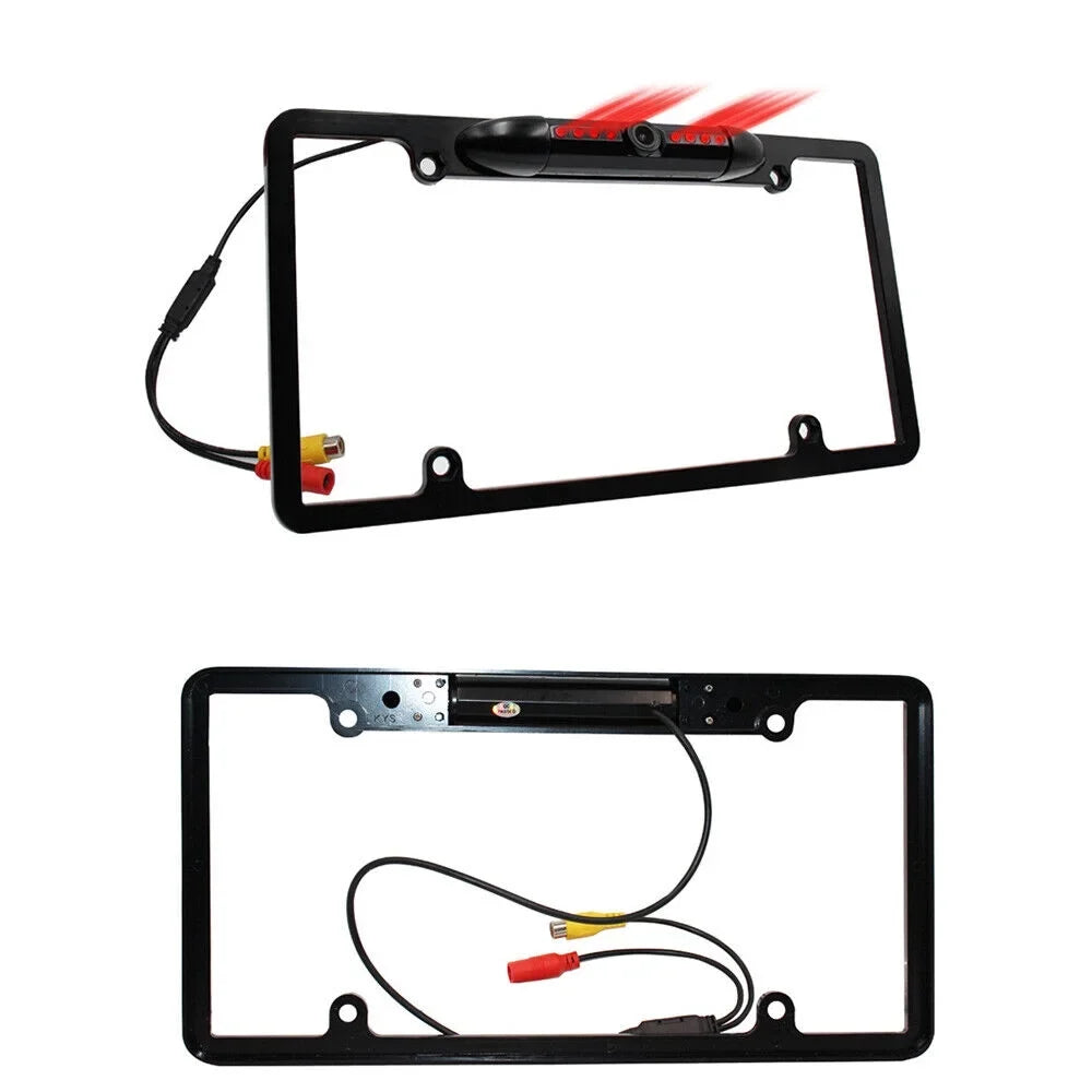 Frame Plate Parking Reverse Aid License Camera - Vision Night