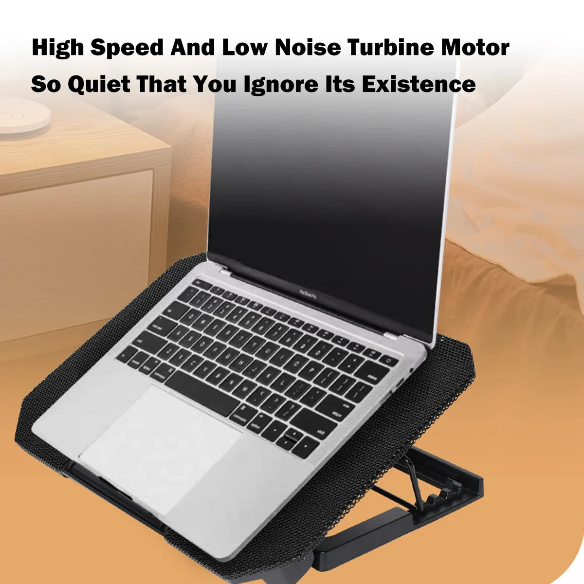 Strength 10-15.6 and 2 USB with Inch Fan Fan, Ports Cooling Laptop Htovila Adjustable