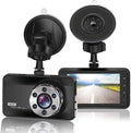 Angle Cam Wide LCD Dash 170 Dashboard HD WDR 3.0" 1080P Display with Video G-Sensor DVR Cars Camera Car for Night Vision Full Dashcam Recorder in Car ORSKEY Camera