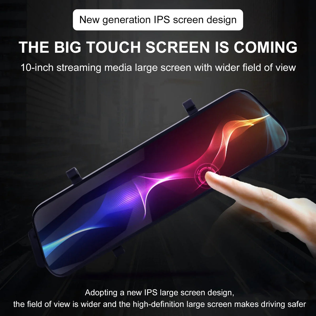 Dash Dash Cars, WDR, Parking Angle, Cam Vision, 32GB Full 1080P Card, Screen Mode Rear, IPS for Night Front Camera 10Inch HD 170°Wide 24H Free