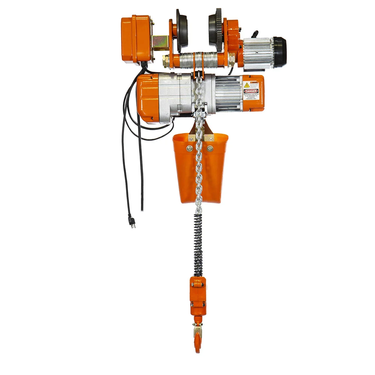 Trolley Electric 20 Ton 220V G80 Prowinch Hoist ft. M3/H2 Chain Chain 1 Power