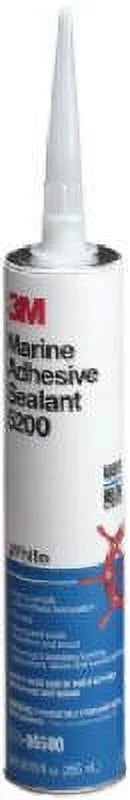 Sealant White, 3M 1/10 12 Gallon Marine PN06500, of 5200 Cartridge, Case Adhesive