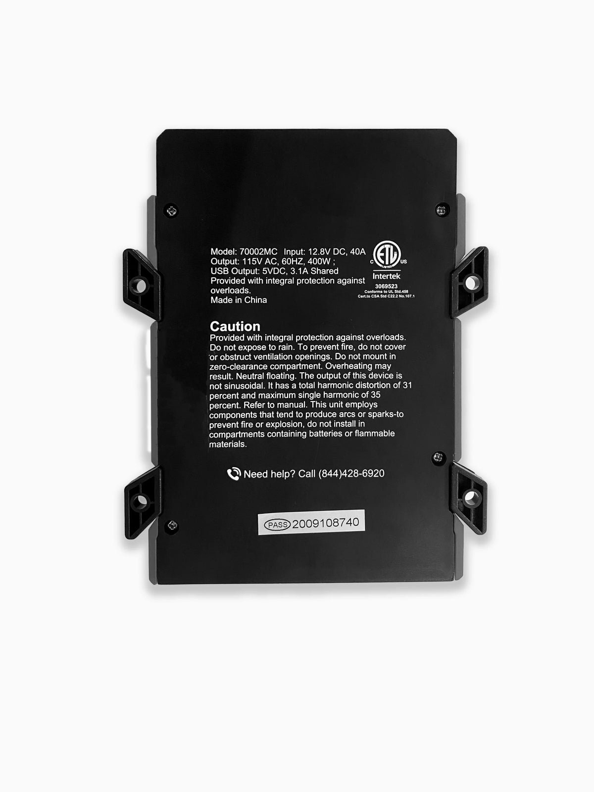 Watts Inverter Vehicle Power 400