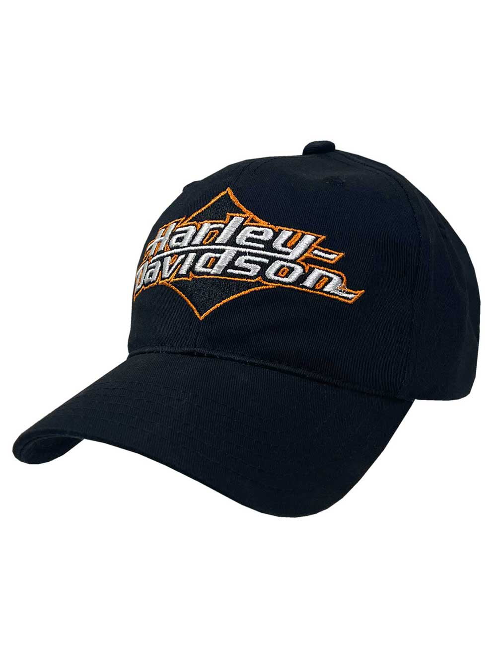 Embroidered Black, Adjustable Bill H-D Baseball Harley Harley-Davidson Curved Davidson Men's Cap-