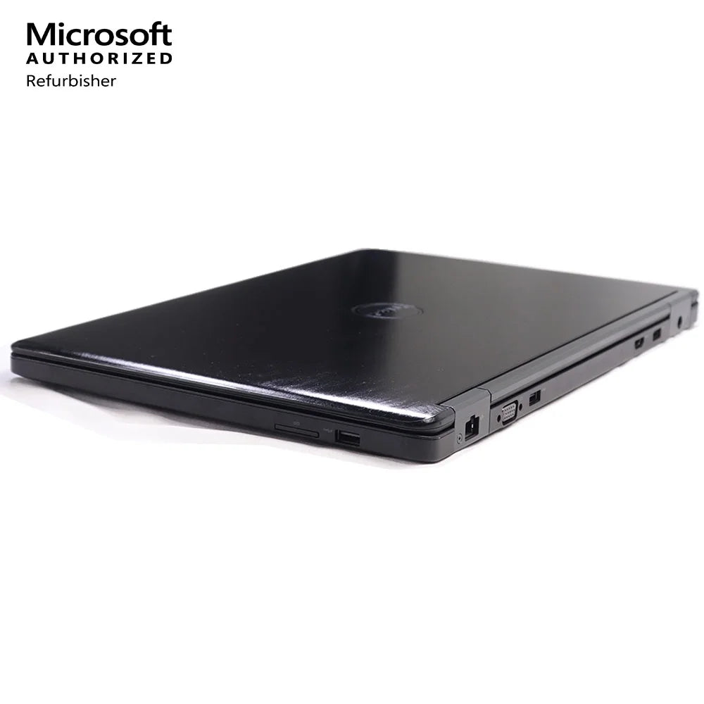 SSD Laptop 512GB and (Refurbished) 15.6" 10 Laptop Professional Keyboard Wi-Fi - Dell Restored with Notebook For PC Backlit 8GB E5550 Business, Windows HDMI