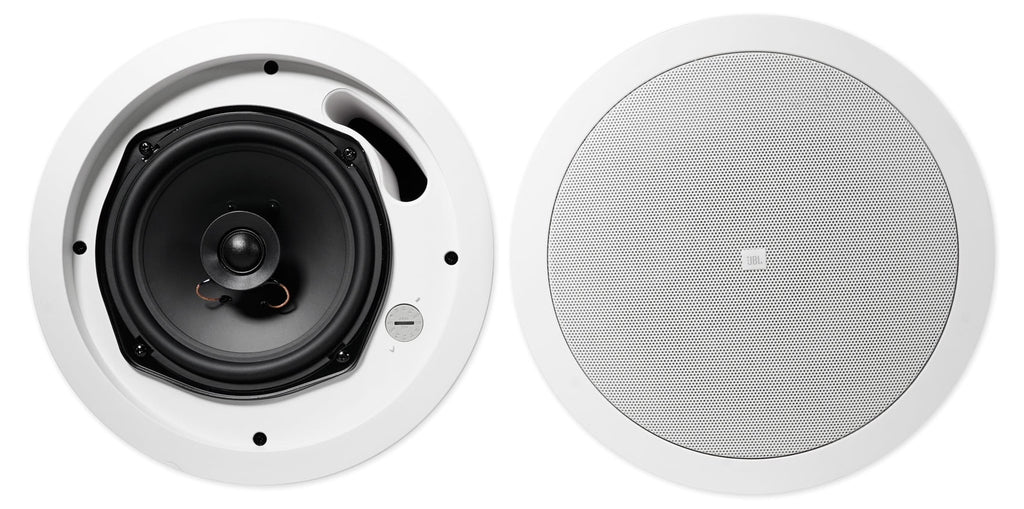 White Speakers Restaurant/Bar 6-Zone Pendant+Ceiling for Cube+2) 3.5" JBL Amp+4)