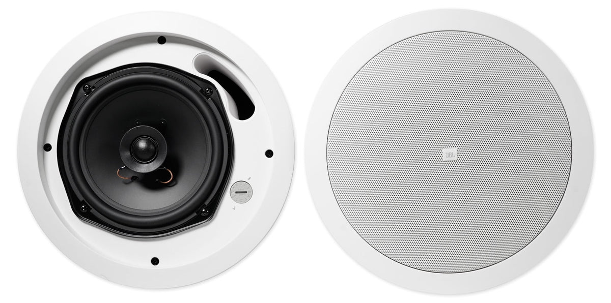 White Speakers Restaurant/Bar 6-Zone Pendant+Ceiling for Cube+2) 3.5" JBL Amp+4)