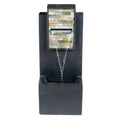 Jeco Light with LED & Fountain Texture FCL186 Finish Rock in. Contemporary 32