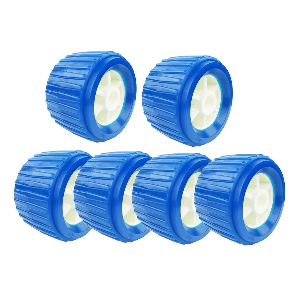Boat Roller Boat Inflatable Replacement New 110x75x19mm Ribbed Roller 6x