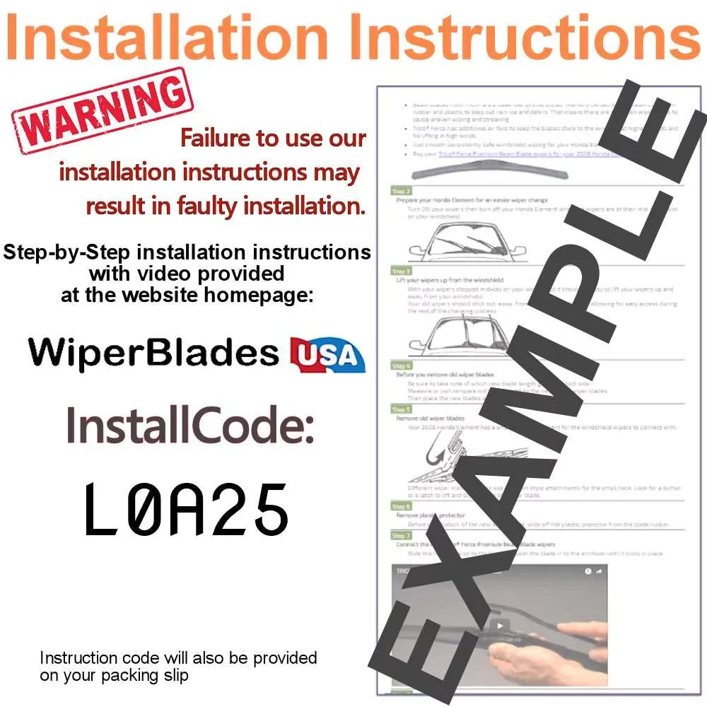 Wiper (Set w/Rear of Performance 3) 2020 XT4 Beam Cadillac Wipers