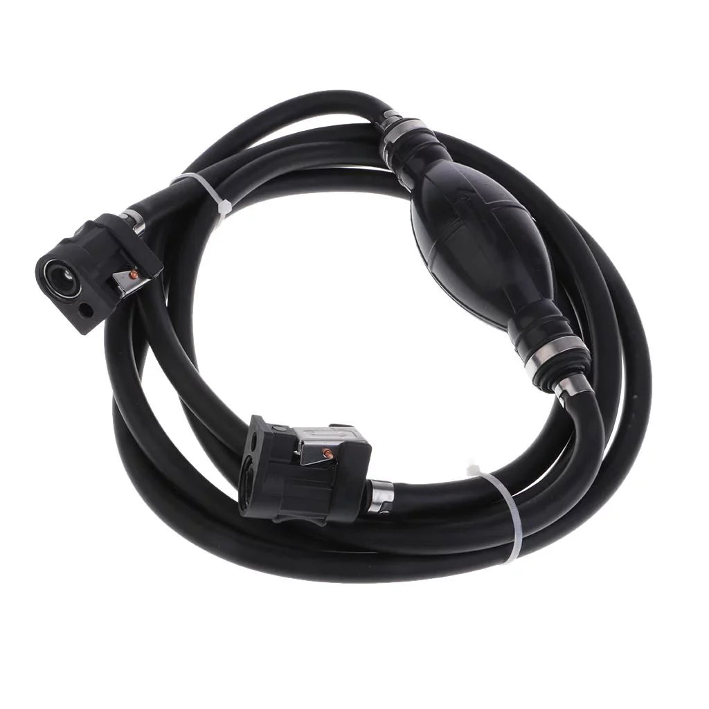 Boat Black, with Line Bulb Outboard Fuel - 6.5x11mm Primer Motor Hose Motors Connector And