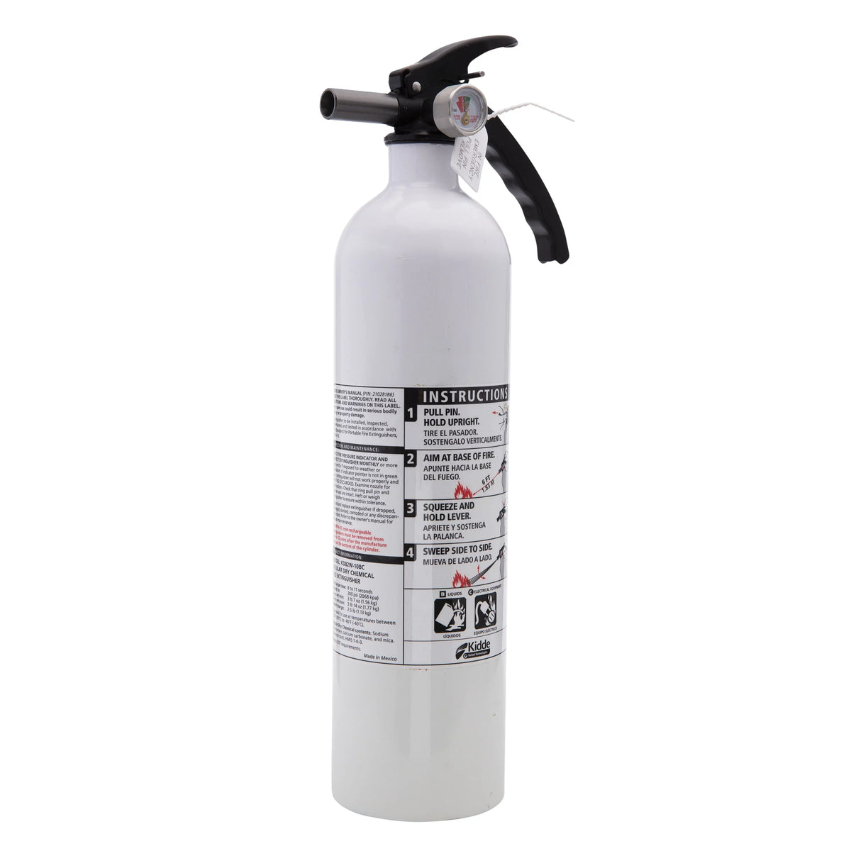 Rechargeable Not KD82W-10BC, Model 10-B:C, Fire UL Rated Kidde Extinguisher, Marine