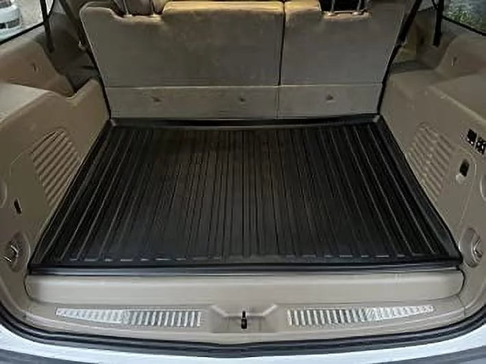 2015-2020 Liners - Shaped Mat 100% Custom Premium - ESV for - Trunk Car Liner Suburban Gmc Chevrolet All-Season - Laser Cargo Cadillac Cargo for Trunk Mat Measured Escalade 3D Yukon Protection Fit
