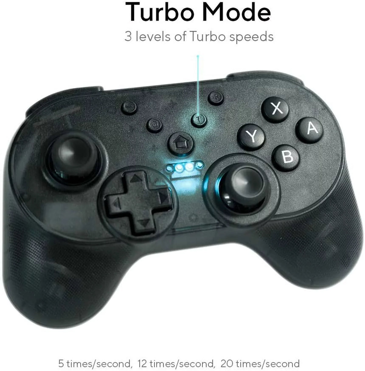 Turbo Gamepad Accessory] w/ Amiibo YOOL Mini NFC + Mode Support Wireless [Nintendo Switch