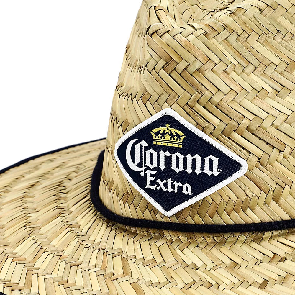 Corona Under and brim Hat Woven Patch Sun Printed with
