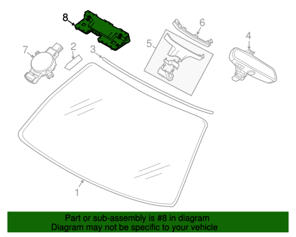(2019-2022) New OE BMW Camera 66515A081A1 Kafas Genuine