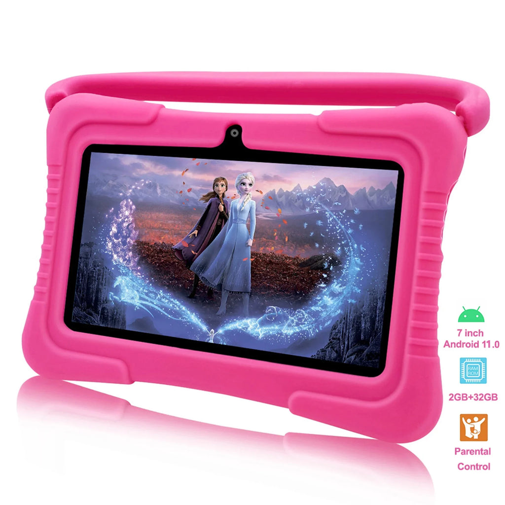 inch Tablet,Antemper Tablet 11 Android Storage,Toddler Pink Dual Kids Play, 7 Bluetooth, Tablet,32GB HD Camera,Google Wifi,Parental Control, with Learning Tablet,Kids Kids