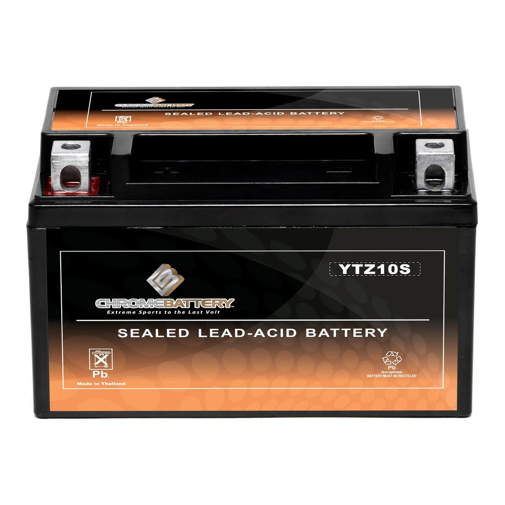 Z, Gsx-r1000, CCA) Motorcycle (YTZ10S Years 190 Al8 - Ah, Cc Battery Volt,8.6 YTZ10S-BS Chrome 2018) Suzuki for Battery 1000 (2017 12