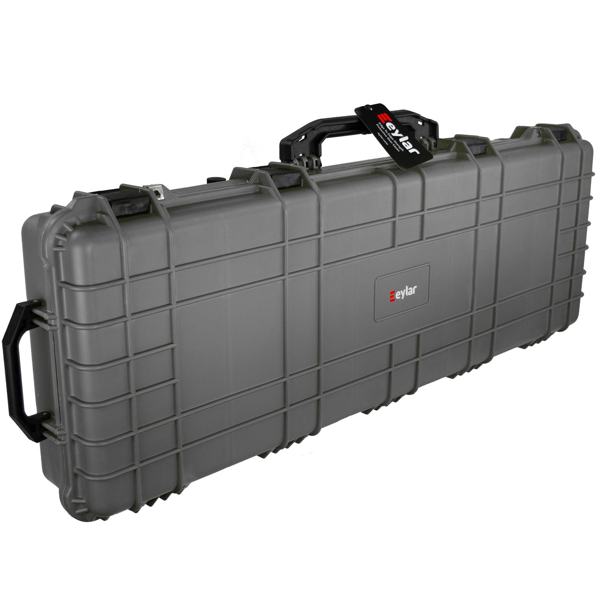 Hard Eylar Case with Foam, Fittings Valve Waterproof & Mil-Spec Crushproof, Roller Lockable Inch with Pressure Gray 38"