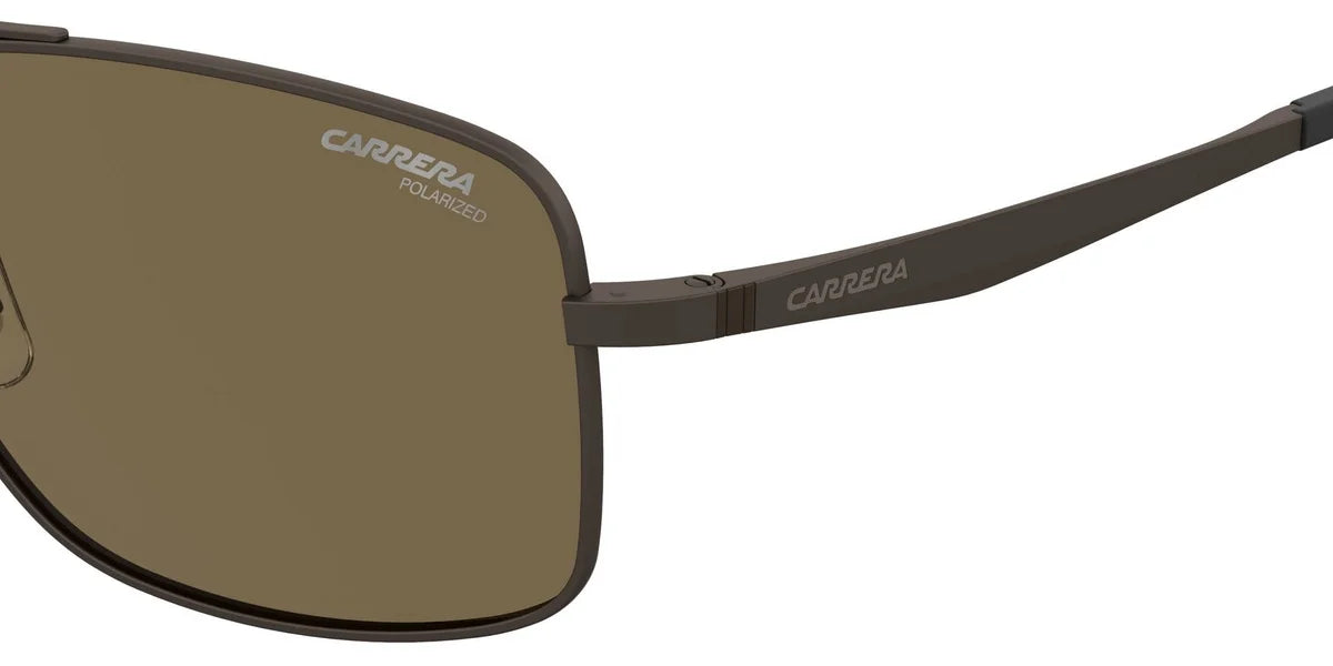 8040/S Bronze Carrera Sunglasses 009Q/SP 60 CARRERA Polarized Men's Rectangular