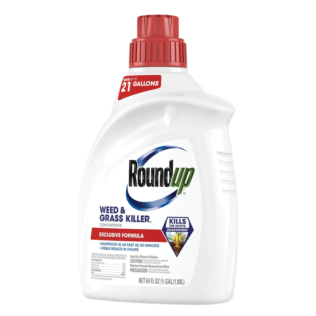 Grass fl.oz. Other Use and Your Roundup Yard, Concentrate, Killer₄ of Weed & Flower in Beds 64 Areas