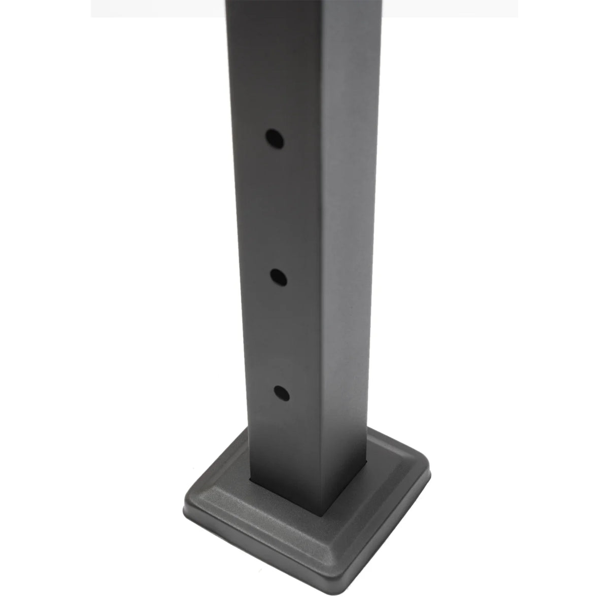 Cable Concrete Level Post Sides Deck Pre-Drilled Railing Two for Wood Steel Fence Level Stainless Square System Railing 36''x2''x2'' Post Cable