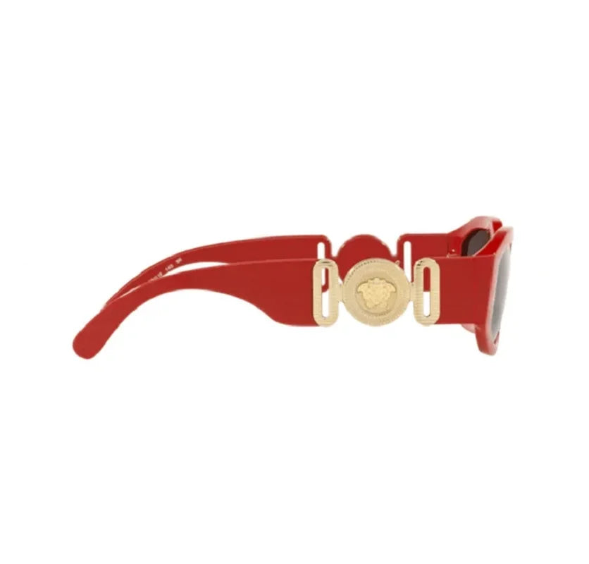 Geometric Unisex's Sunglasses Versacce Plastic VE4361 Red 53mm/16-140 Adult
