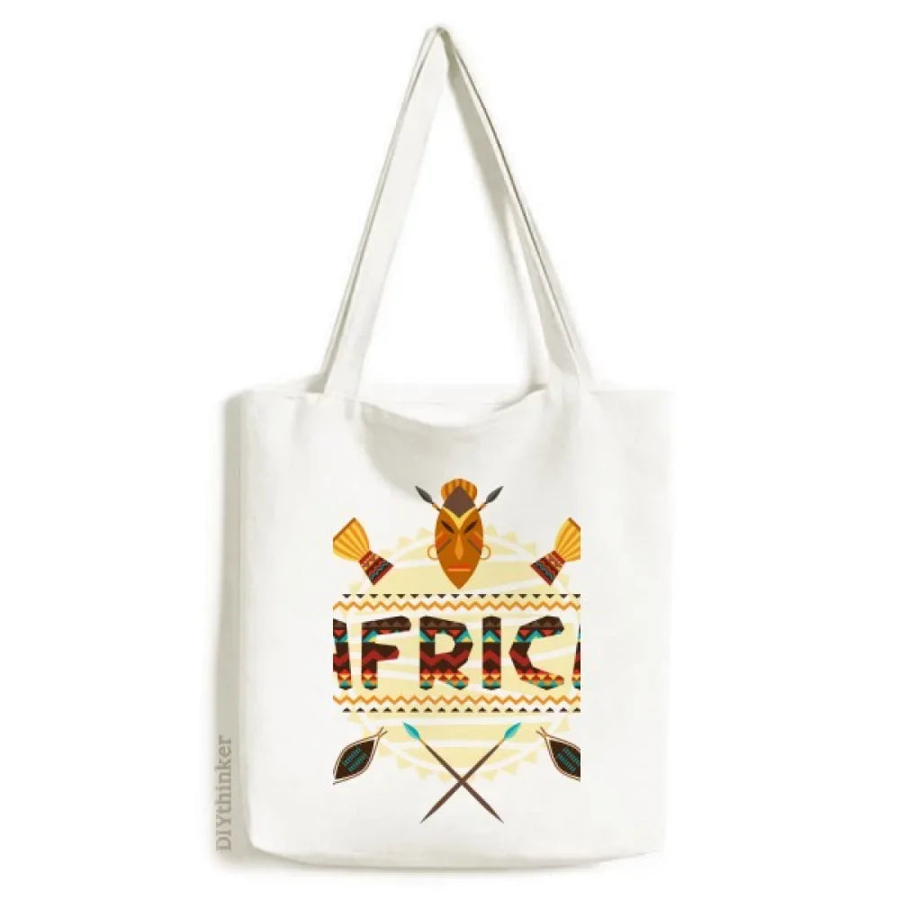 Bag Shopping Handbag Signs Africa Satchel Fancy Canvas Text Casual Totem Tote