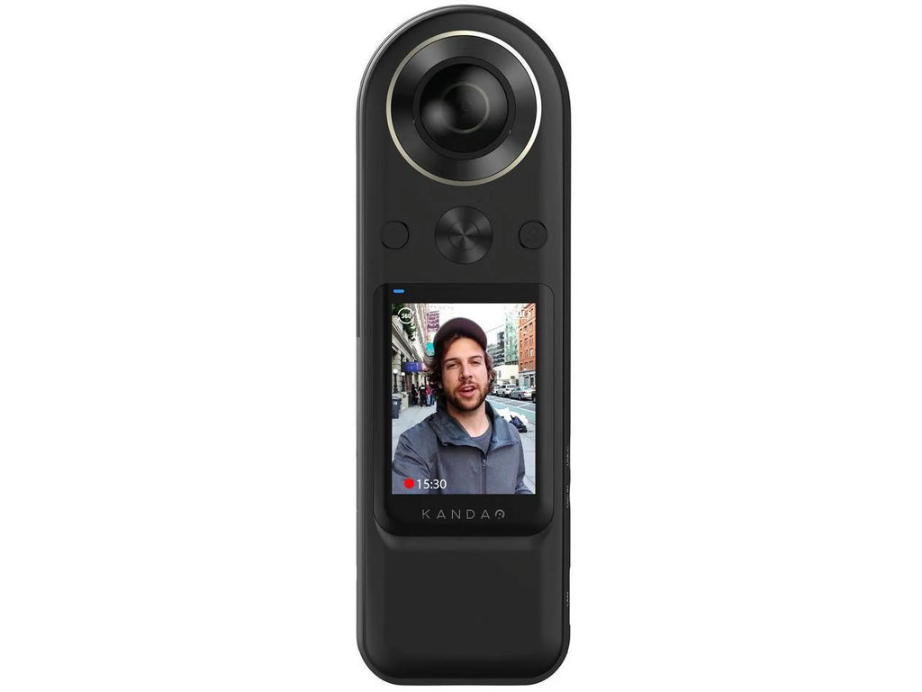 QooCam Kandao mountable 64 Wi-Fi flash 360������������������ - - camera - - - action 8K MP 20.0 8K / GB - Enterprise 30 - black fps