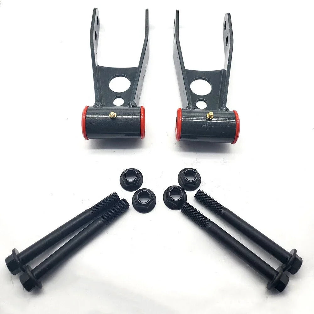 Adjustable Hex Shackles 84-01 Cherokee Lift 2WD/4WD XJ Level 1"-2 Kit Autoparts Rear For Jeep