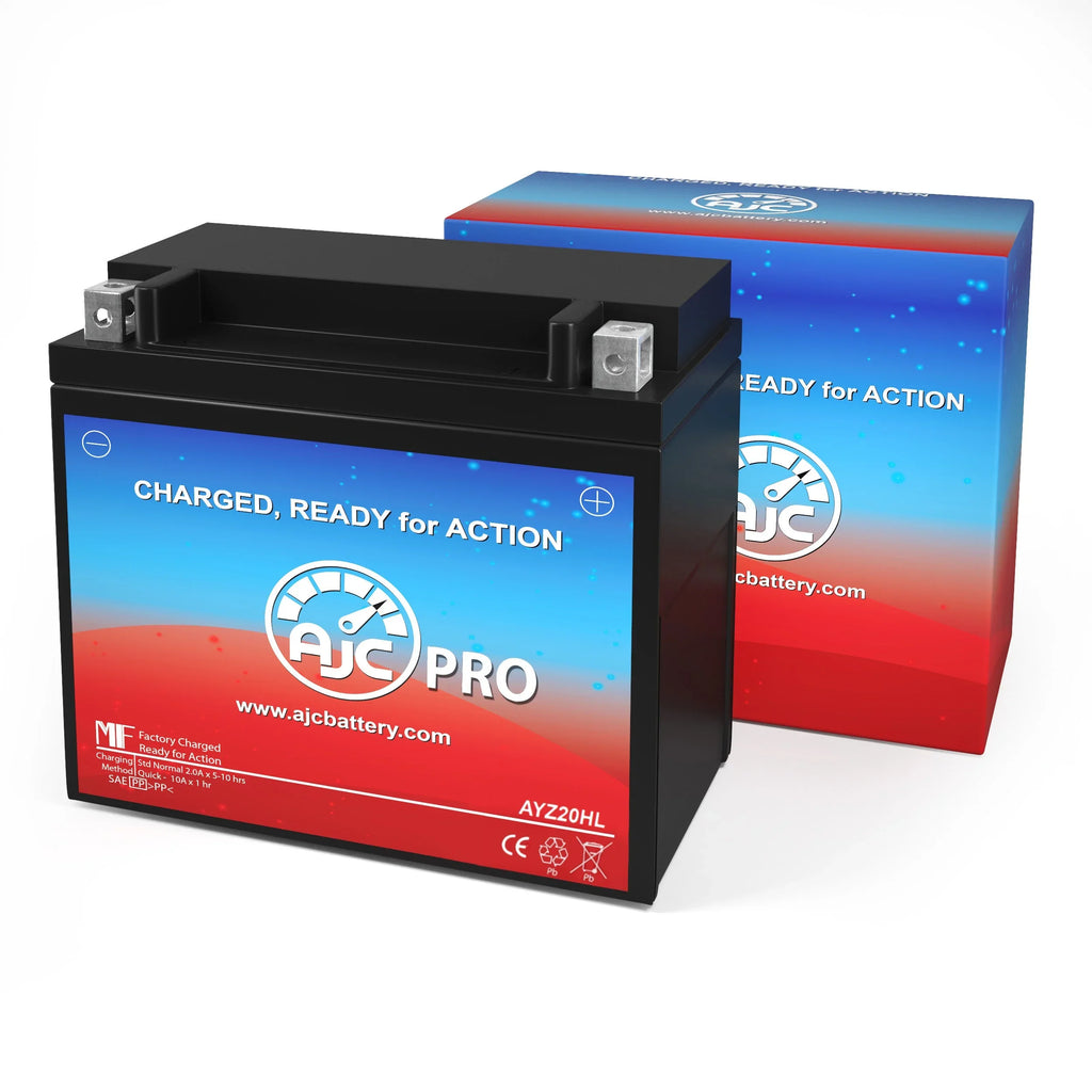 Battery Compatible LE600 595CC AJC (2009) Bombardier Battery GTx Pro Replacement with Snowmobile