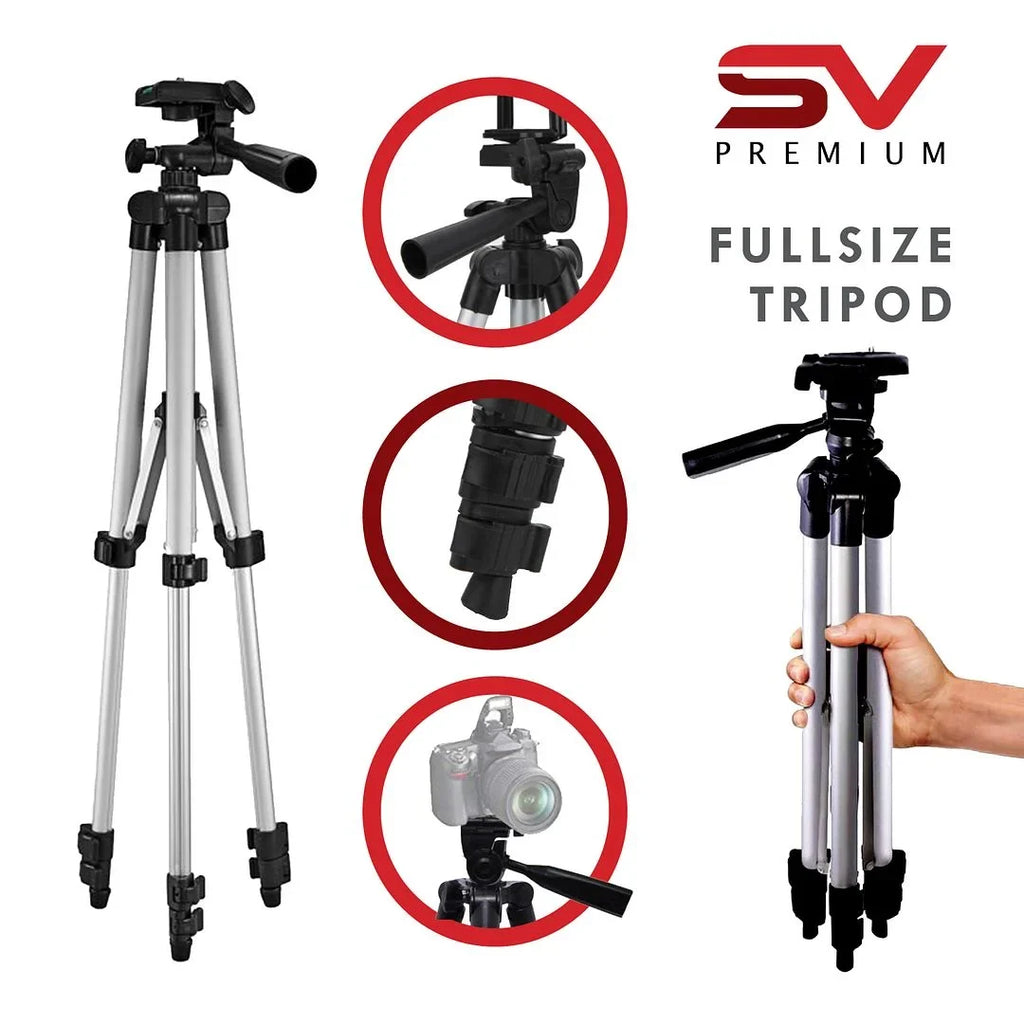 Mirrorless Card 32GB SanDisk + Memory Camera Only) + (Body Tripod Bundle SV R10 Case EOS Premium Accessory with + Canon