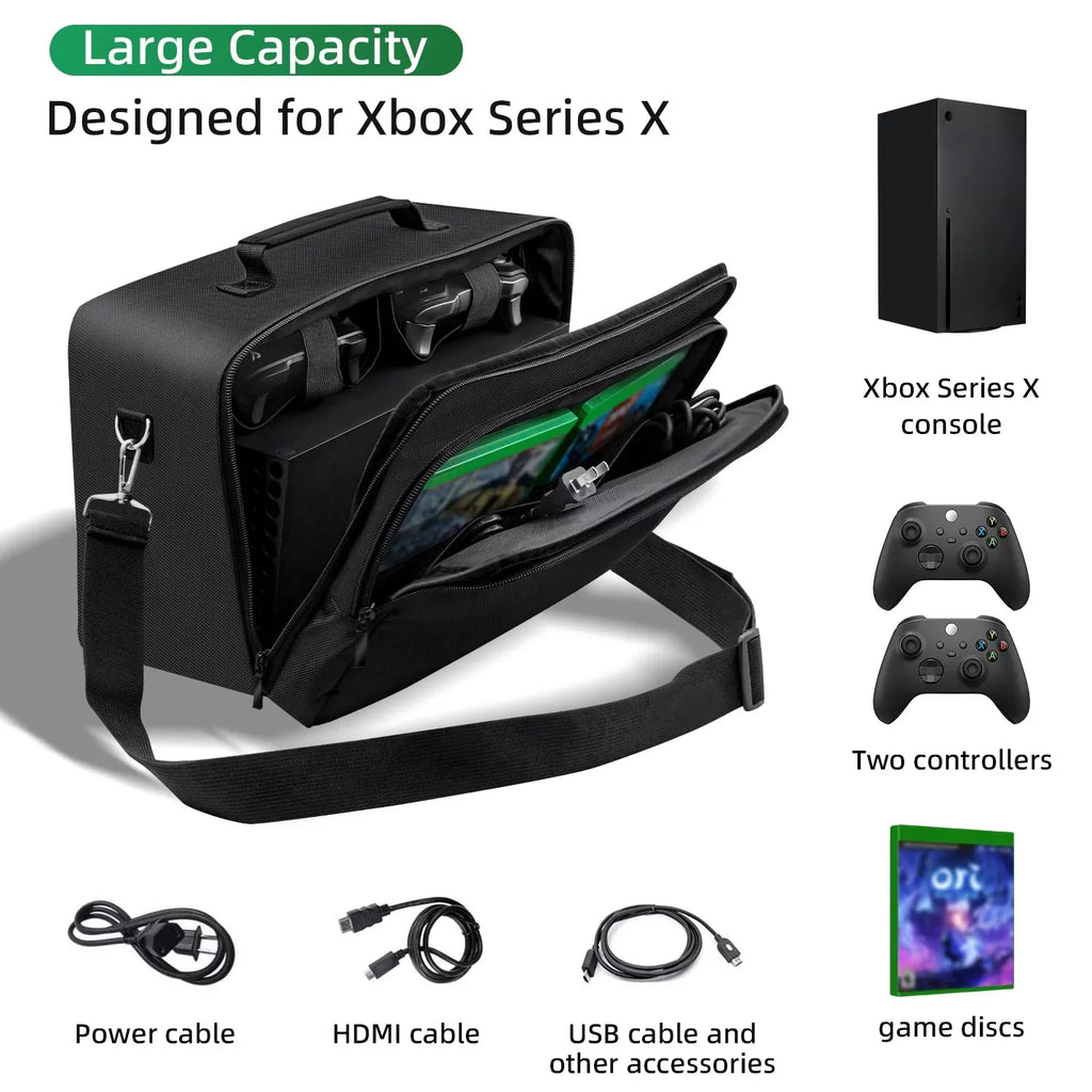 Cables for Xbox Travel Other Accessories Controller, Console, Protective X X-XSX Case Series for Xbox Bag Carrying Carrying Series and Case