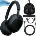 Calling, Wireless Crystal Control Black Alexa Hi-Res Noise Microfiber and Sony ( Cloth + Clear Cleaning Cancelling Industry Audio, Voice ), Hands-Free Leading Headphones WH-1000XM5 ZeeTech