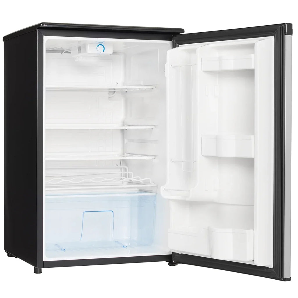 4.4 Danby Cf Refrigerator Auto All Defrost Shelves DAR044A4BSLDD Glass Cantilever Estar