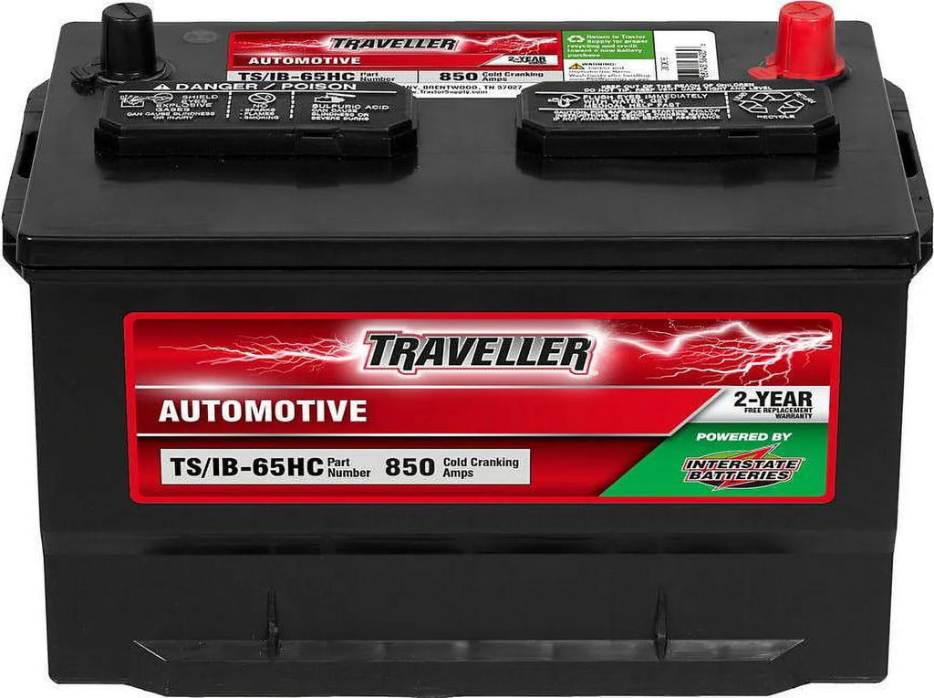 Powered 850 by 65 Battery, Traveller BCI Size, Interstate CCA Group Automotive